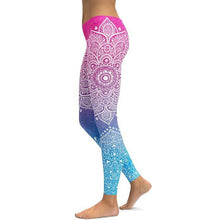 Load image into Gallery viewer, Legging Mandala Plus - 17 couleurs disponibles