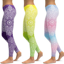 Load image into Gallery viewer, Legging Mandala Plus - 17 couleurs disponibles
