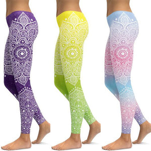 Legging Mandala Plus - 17 couleurs disponibles