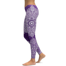 Load image into Gallery viewer, Legging Mandala Plus - 17 couleurs disponibles
